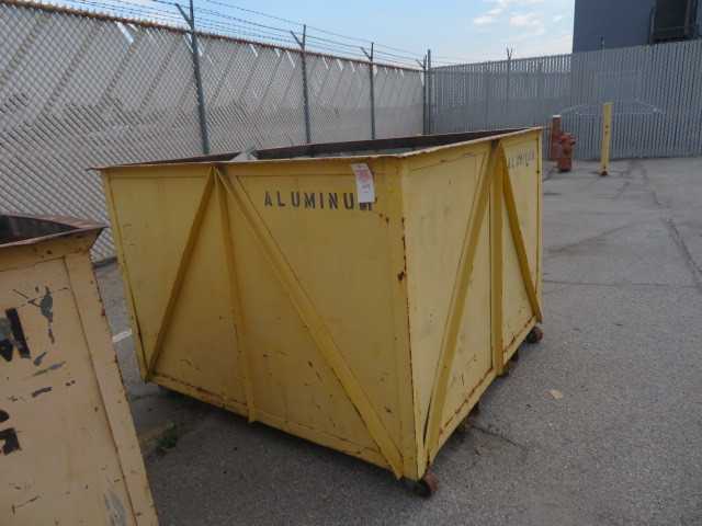 Metal Scrap Bin on Wheels - MISCELLANEOUS