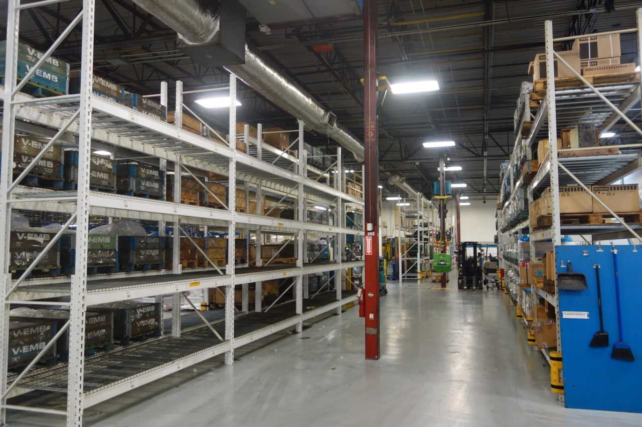 Qty 30 Keystone style pallet racking uprights - PALLET RACKING
