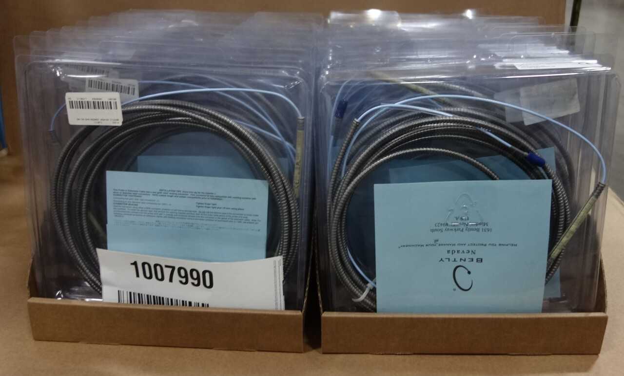 2 TOTES OF BENTLY NEVADA EXTENSION CORDSET CABLES - INDUSTRIAL PARTS