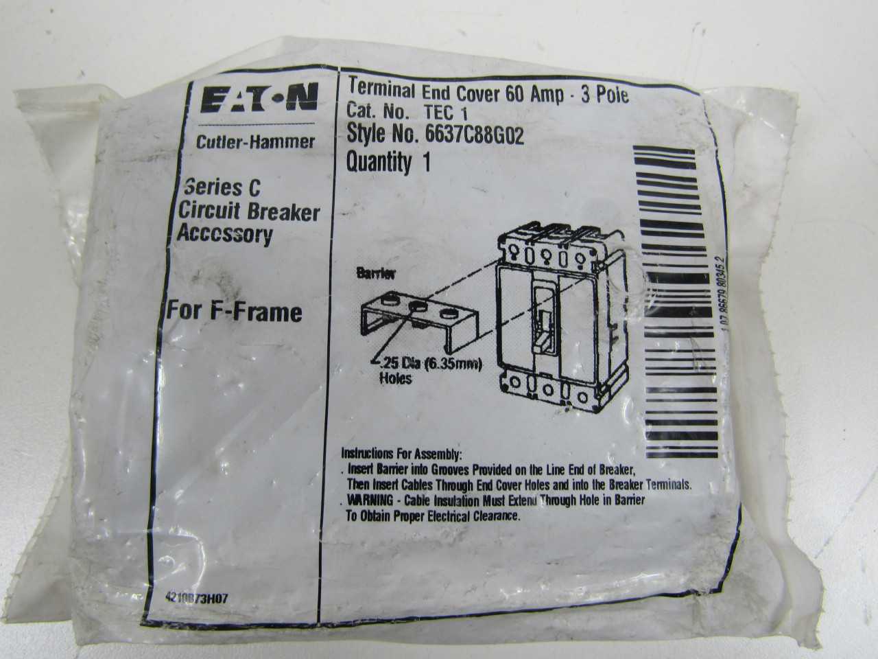 Lot of Quantity 35x TEC1 MCCB Accessories - CIRCUIT BREAKERS