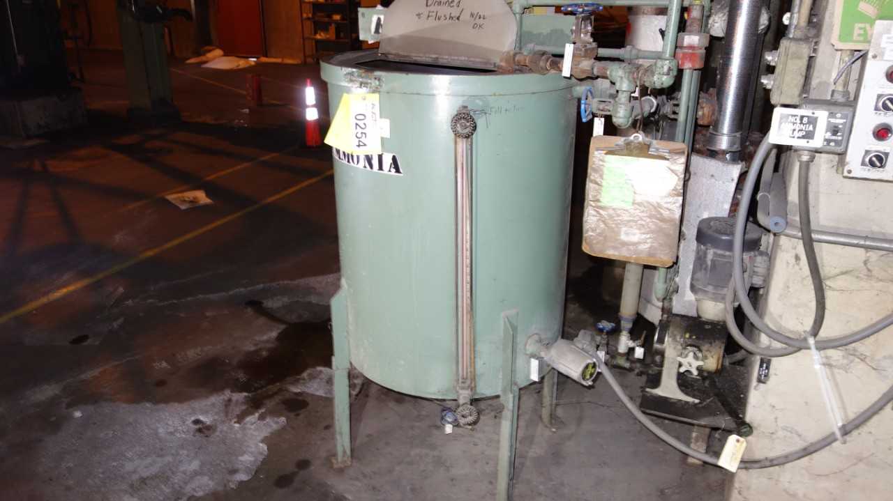 STEEL AMMONIA TANK (DRAINED) - PROCESS EQUIPMENT
