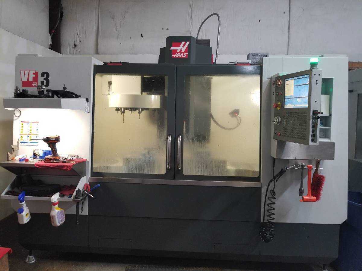 2013 Haas VF-3 - 4 Ax Drive - Tool Probe Only - 2k Cut Hours - Video Available - CNC MACHINING CENTERS