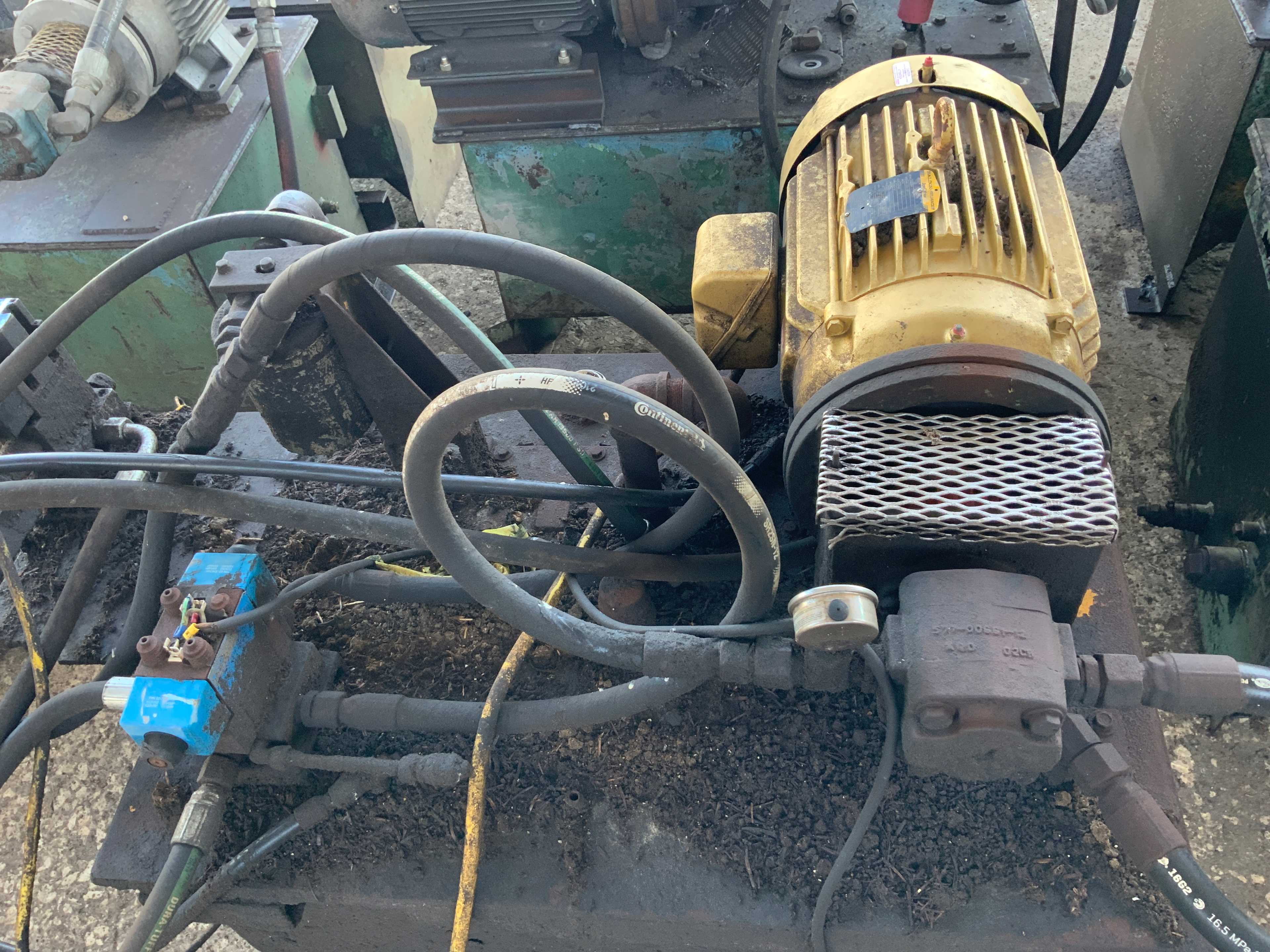 QTY 6- HPU, VICKERS PUMPS, BALDOR MOTORS - HYDRAULIC POWER UNITS PARTS & ACCESSORIES