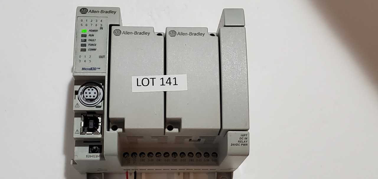 Allen Bradley Micro 830 2080-LC30-16QWB PLC - AUTOMATION & CONTROLS