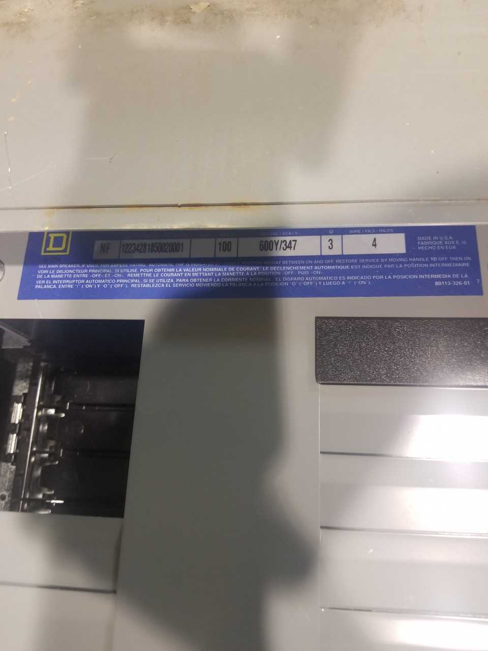 SQUARE D - TYPE 1 ENCLOSURE (QTY - 1) - ELECTRICAL ENCLOSURES