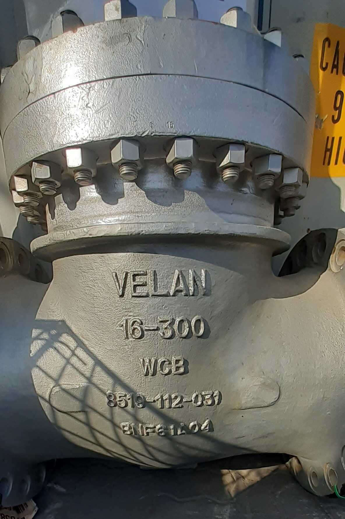 Velan WCB Check Valves - CHECK VALVE