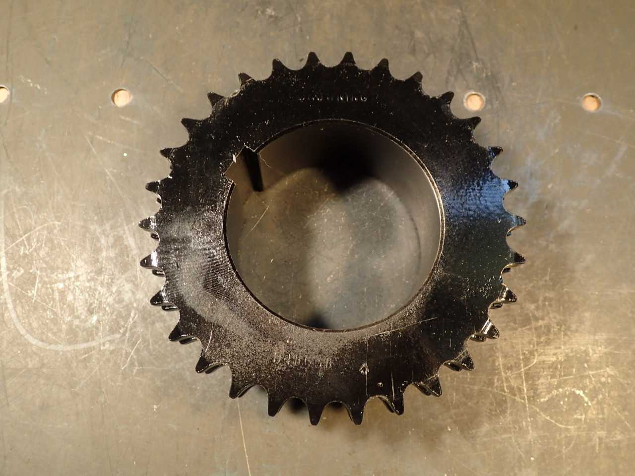 Browning D40Q30 #40 2-Strand Steel Chain Sprocket: Q1 Bushing Bore New Old Stock - SPROCKET