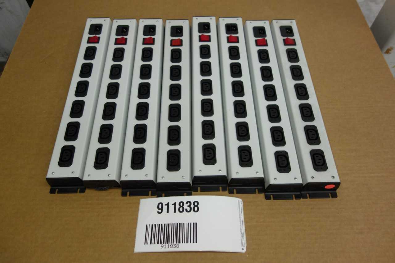 LOT OF 8 INTERNATIONAL CONFIGURATIONS 57206 POWER OUTLETS - ELECTRICAL PARTS
