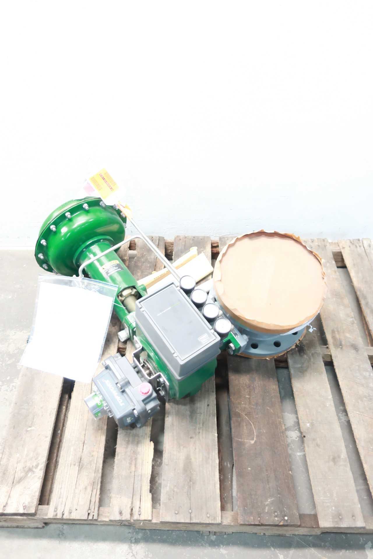 FISHER V300 PNEUMATIC 1052 300 STEEL FLANGED 3610J 6IN CONTROL VALVE - CONTROL VALVE