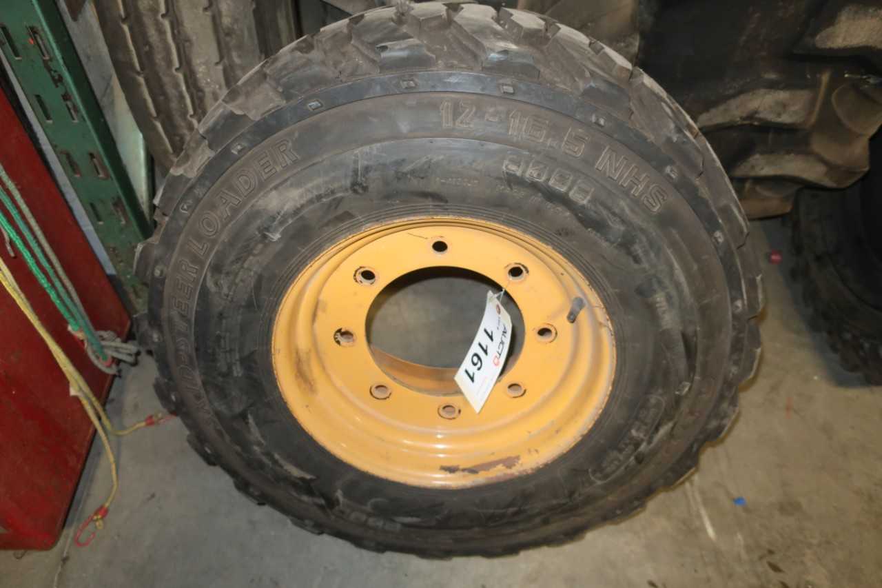 LOT OF 4 ASSORTED HEAVY MACHINERY TIRES - MISCELLANEOUS