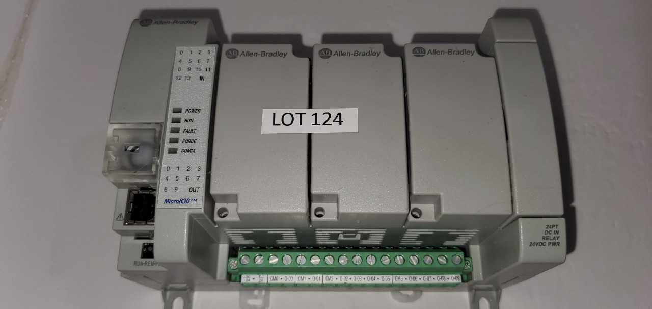 Allen Bradley Micro 830 2080-LC30-24QWB PLC - AUTOMATION & CONTROLS