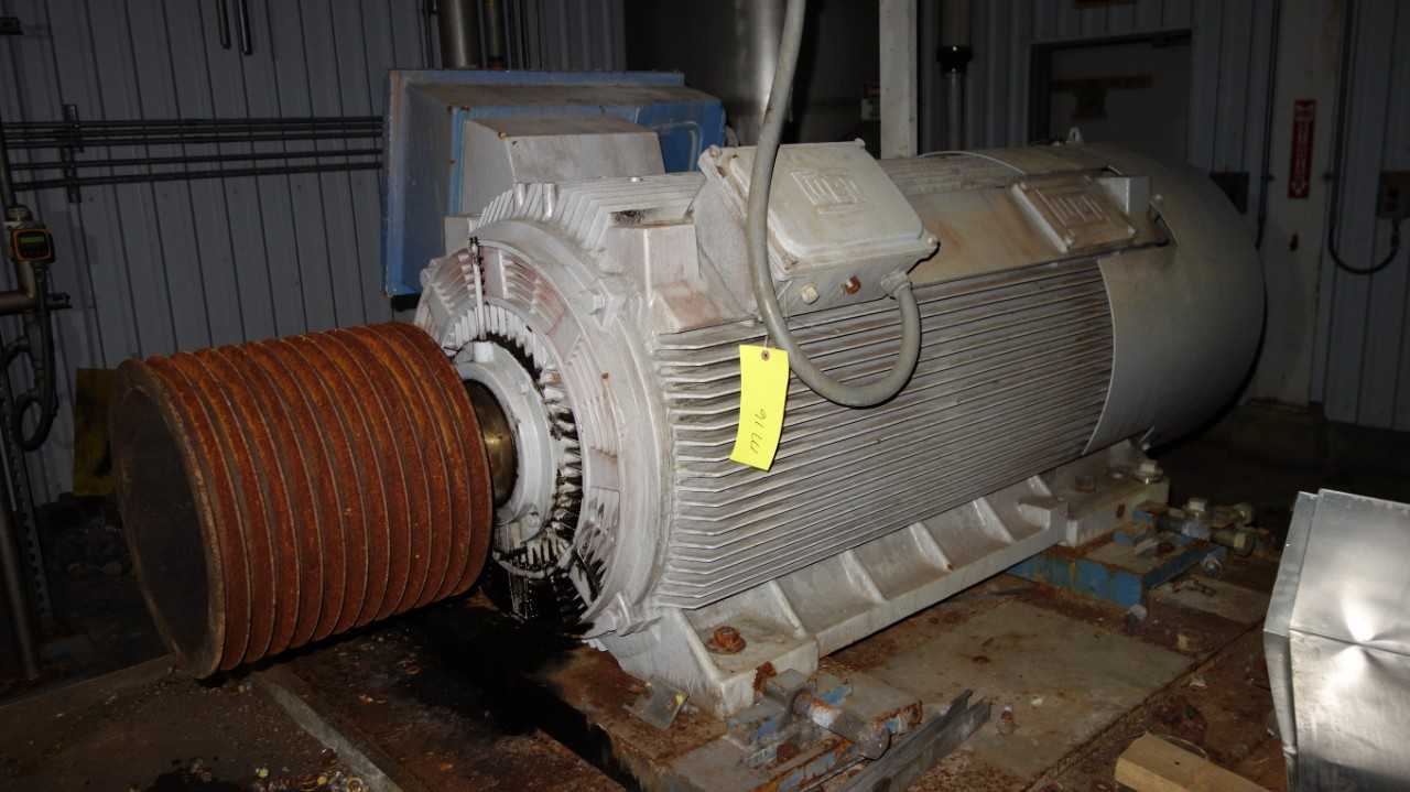 WEG HGA 5810 500HP 460V-AC 3 PHASE INDUCTION MOTOR - ELECTRIC MOTORS