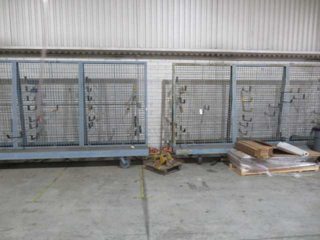 A Frame Racks on Wheels. 15' wide, approx.(2) lot - MISCELLANEOUS