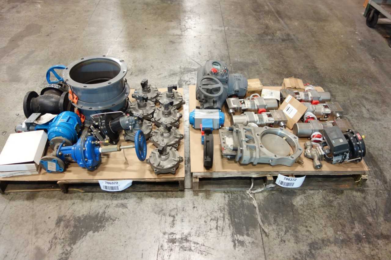 2 PALLETS OF ASSORTED VALVES AND VALVE ACCESSORIES - VALVES