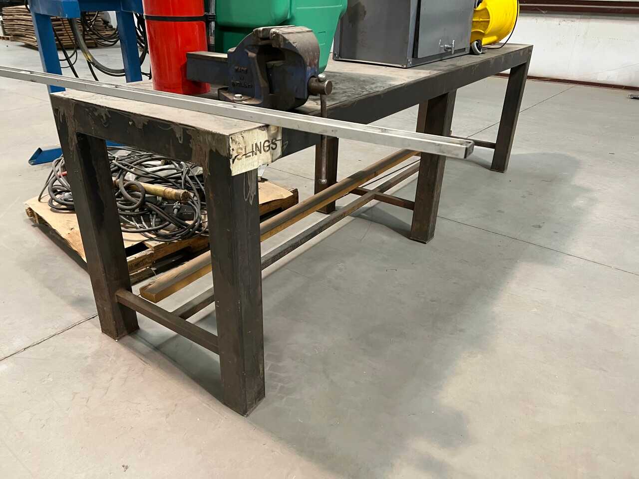2X STEEL WORK TABLES WITH BENCH GRINDERS (NEW MEXICO) - PLANT & FACILITY