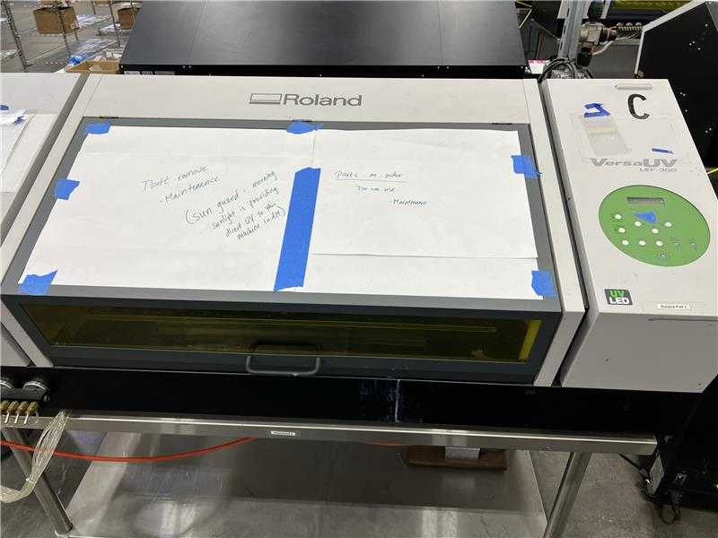 2018 ROLAND DG CORPORATION LEF-300 VERSA UV PRINTER