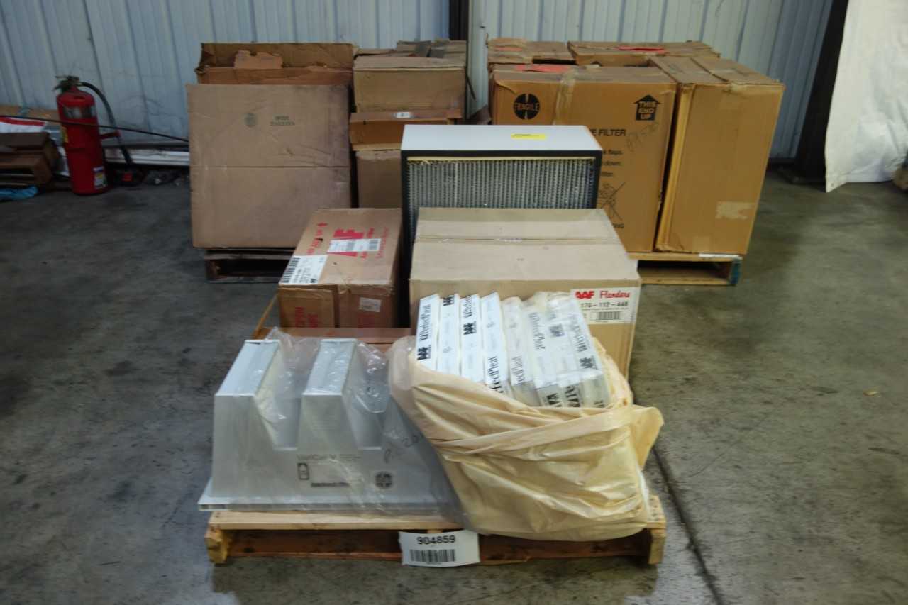 3 PALLETS OF ASSORTED PNEUMATIC FILTERS - PNEUMATIC POWER TOOL