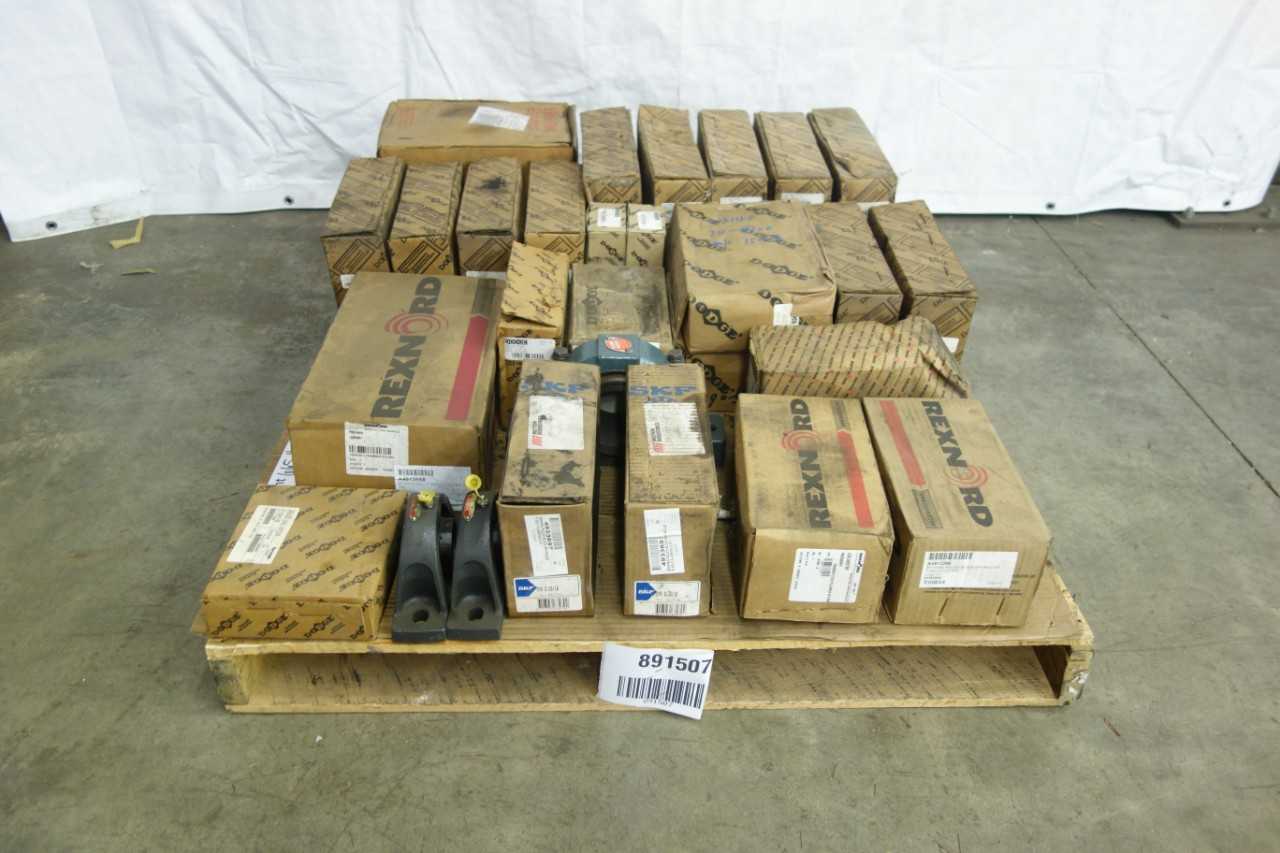 PALLET OF ASSORTED PILLOW BLOCK BEARINGS - BEARINGS
