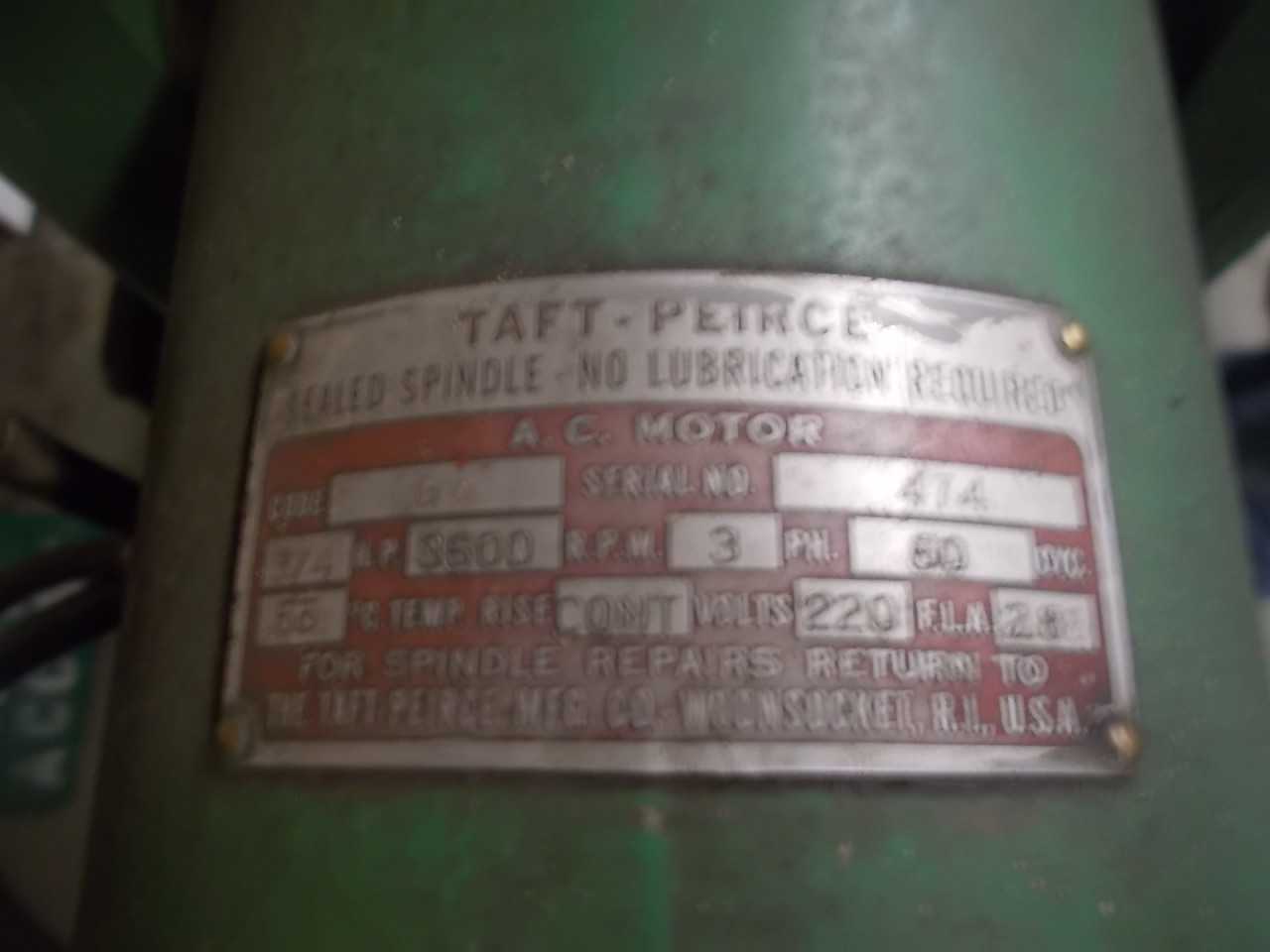 Taft Peirce Surface Grinder - SURFACE GRINDERS
