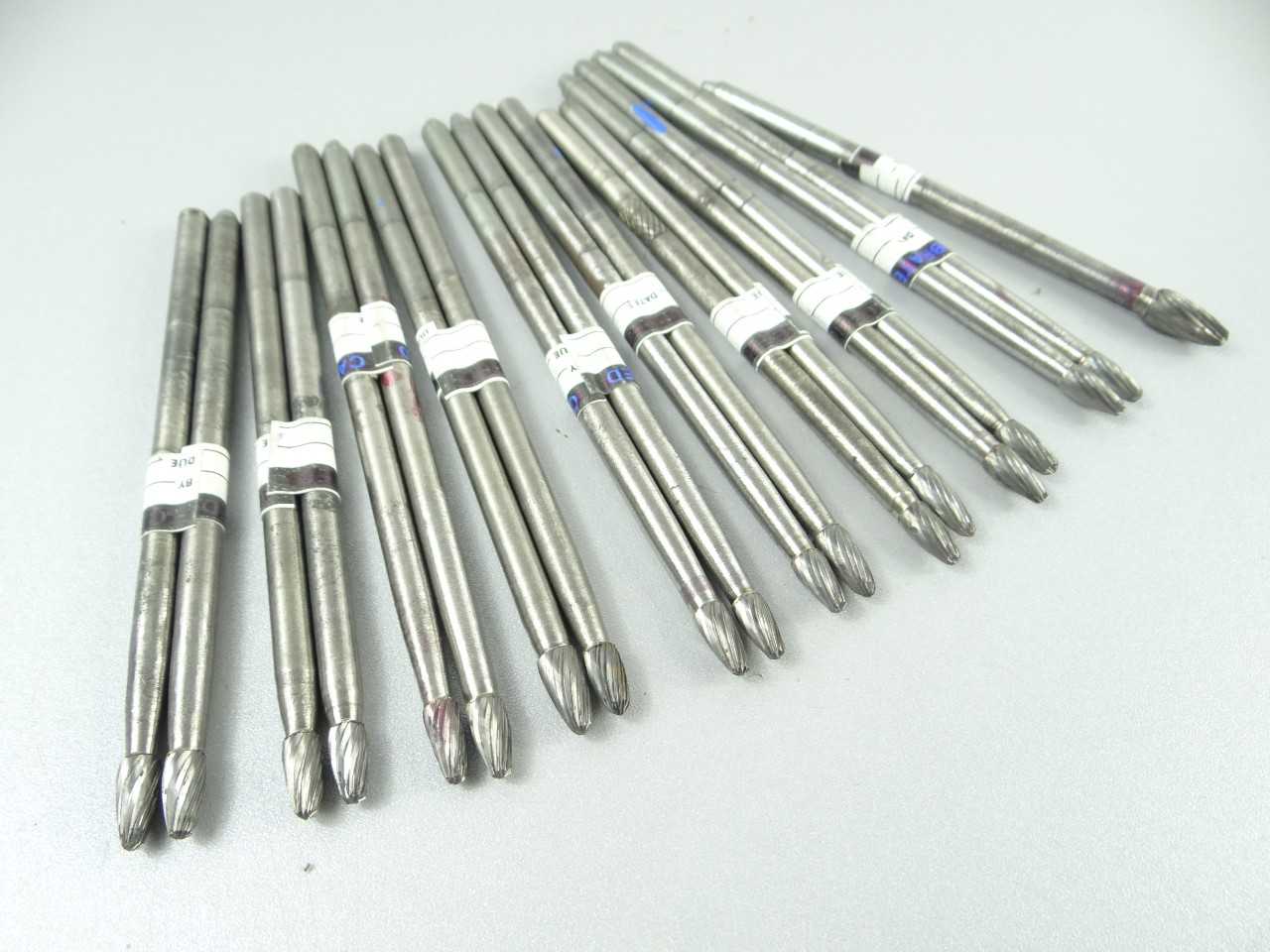 Lot of 19 Long Extra Long Shank Carbide Head Burrs - MISCELLANEOUS