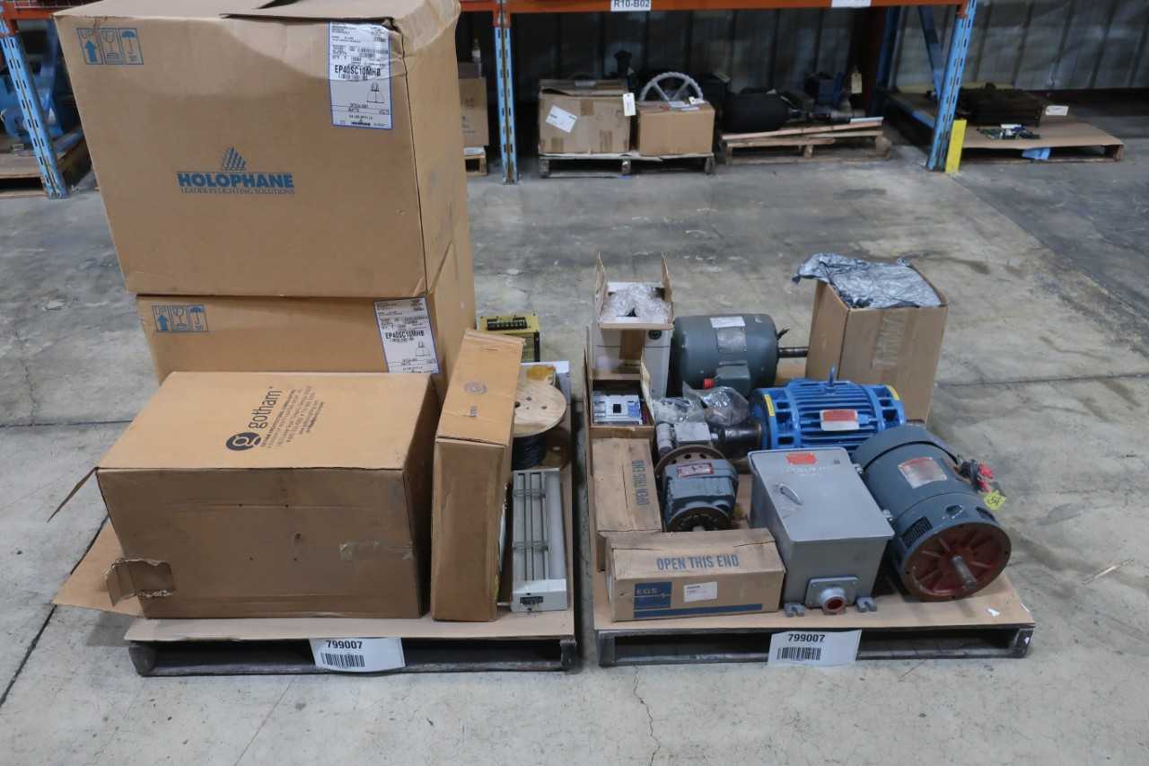 2 PALLETS OF ASSORTED ELECTRICAL - ELECTRICAL COMPONENTS