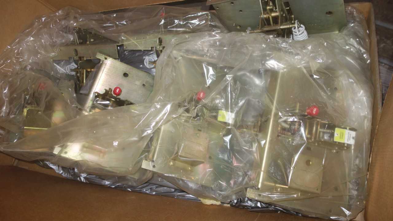 CONTENTS OF 2 RACK ROWS, STEEL REPLACEMENT PARTS (EXCLUDES RACK COLUMN OF WIRE) - SHELVING