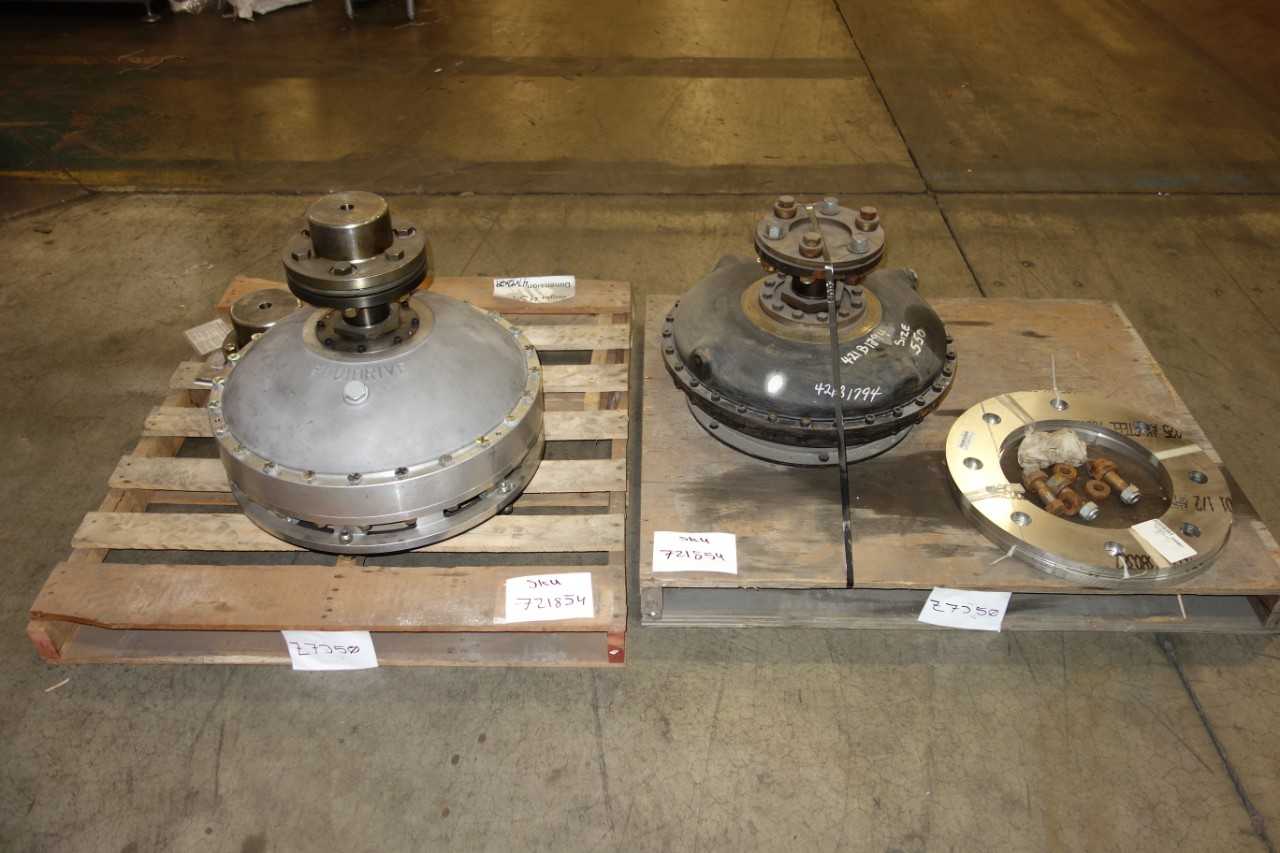 LOT OF TWO FLUIDRIVE COUPLINGS AND REPLACEMENT PARTS - VALVES