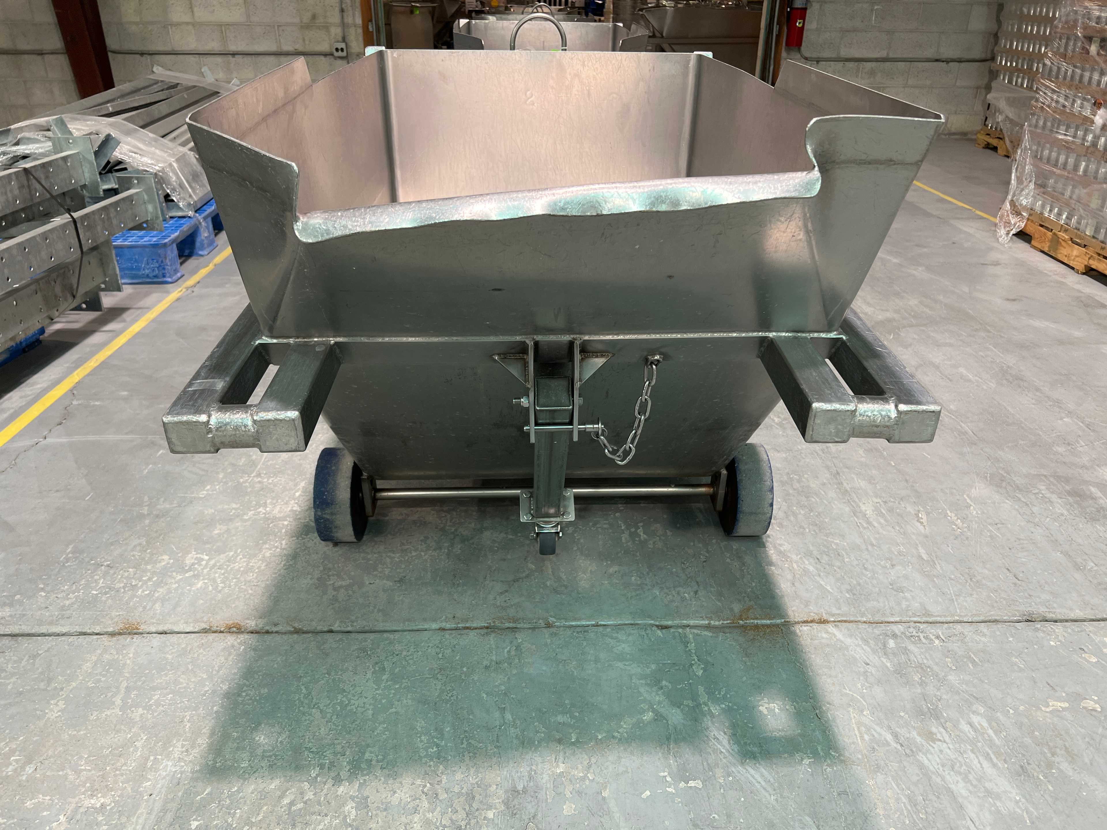 Stainless Steel Dump Cart Hopper