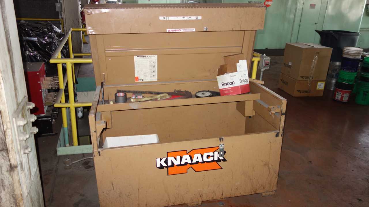 KNACK JOB BOX WITH TOOLS AND SUPPLIES - ELECTRIC POWER TOOLS
