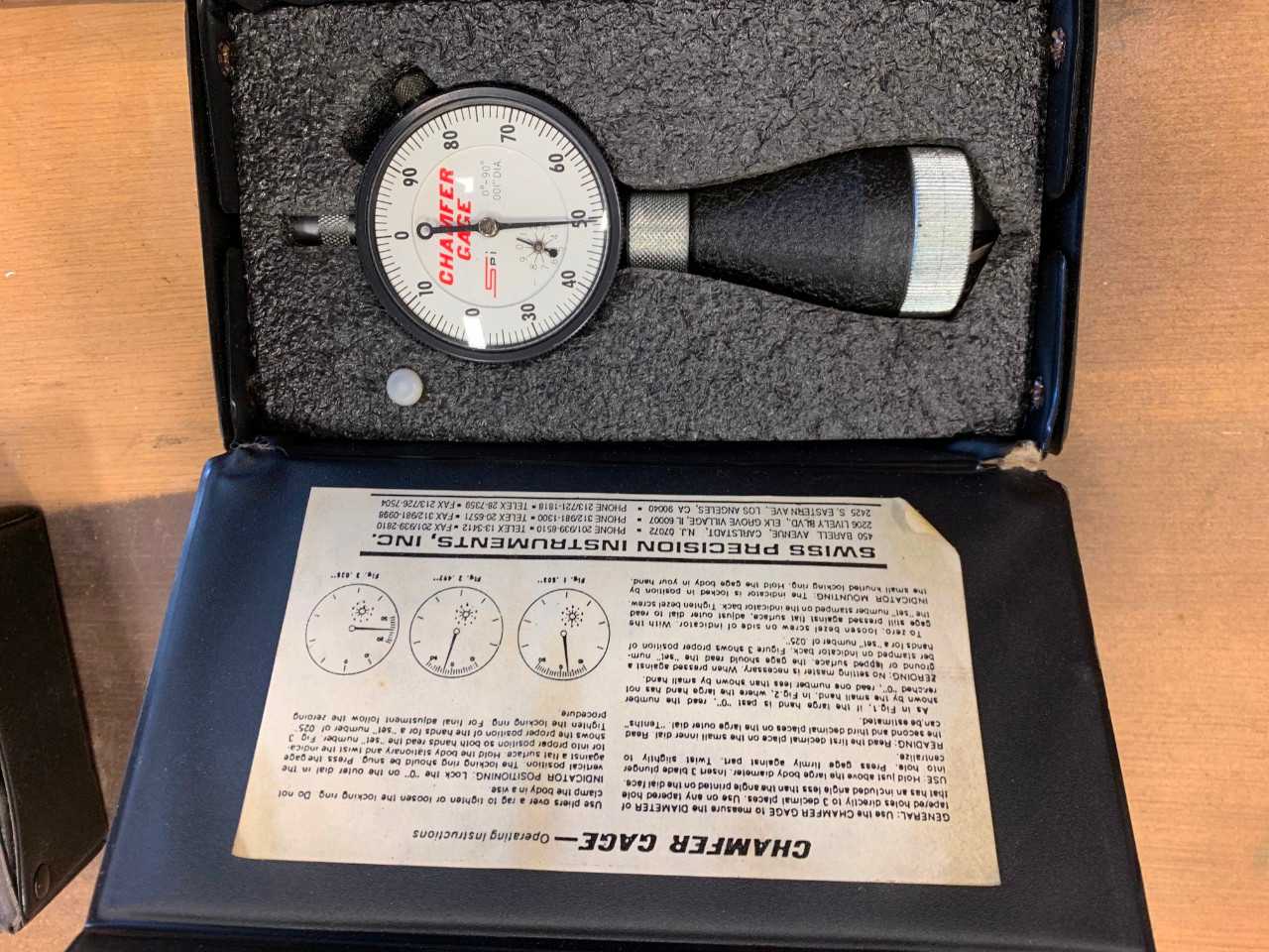 Swiss Precision Chamfer Gage - ELECTRIC POWER TOOLS