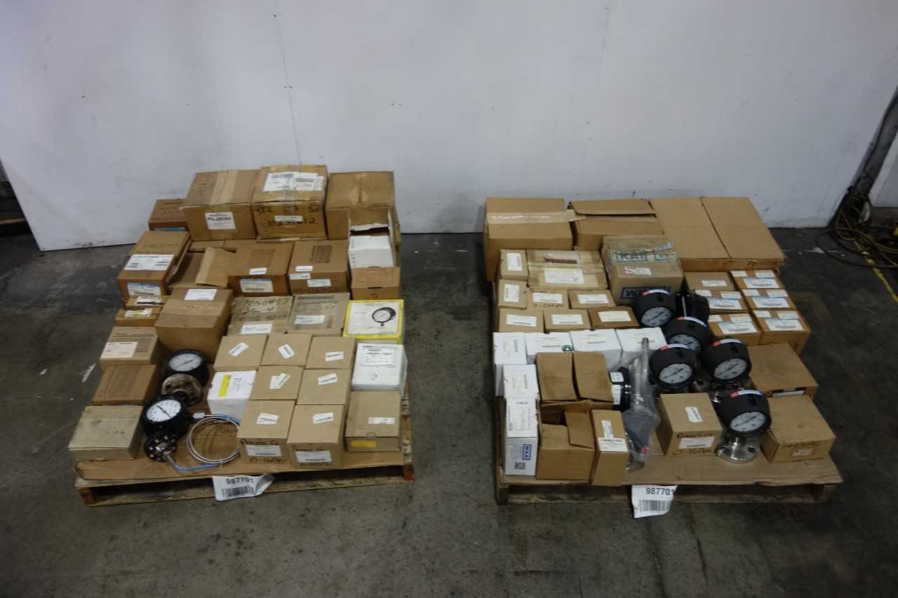 2 PALLETS OF ASSORTED GAUGES - INSTRUMENTATION