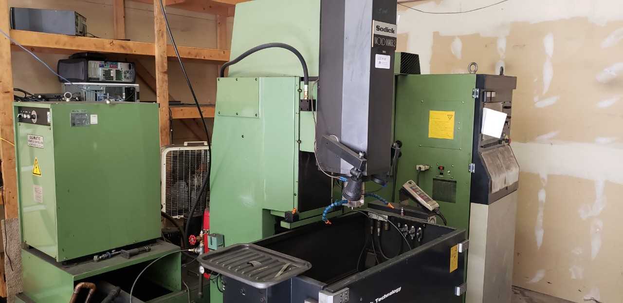 1996 Sodick Model Maker 3 Die Sinker EDM - Not Running - MACHINING ACCESSORIES & TOOLING