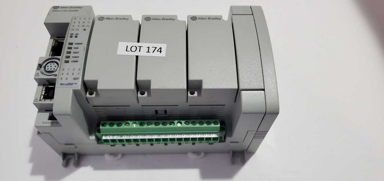 Allen Bradley Micro 850  2080-LC50-24QBB PLC - AUTOMATION & CONTROLS