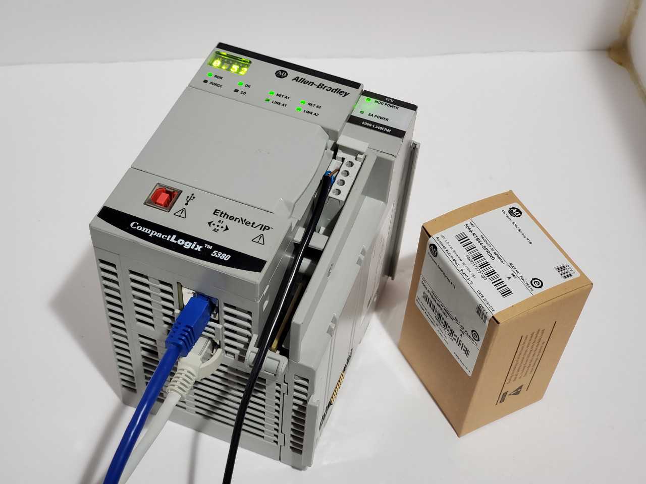 Allen Bradley CompactLogix 5069-L340ERM Plus Brand new 5069-RTB64 Spring - AUTOMATION & CONTROLS