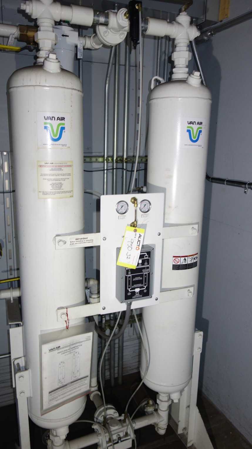 VAN-AIR HL2 150PSI REGENERATIVE COMPRESSED AIR DRYER - AIR DRYERS