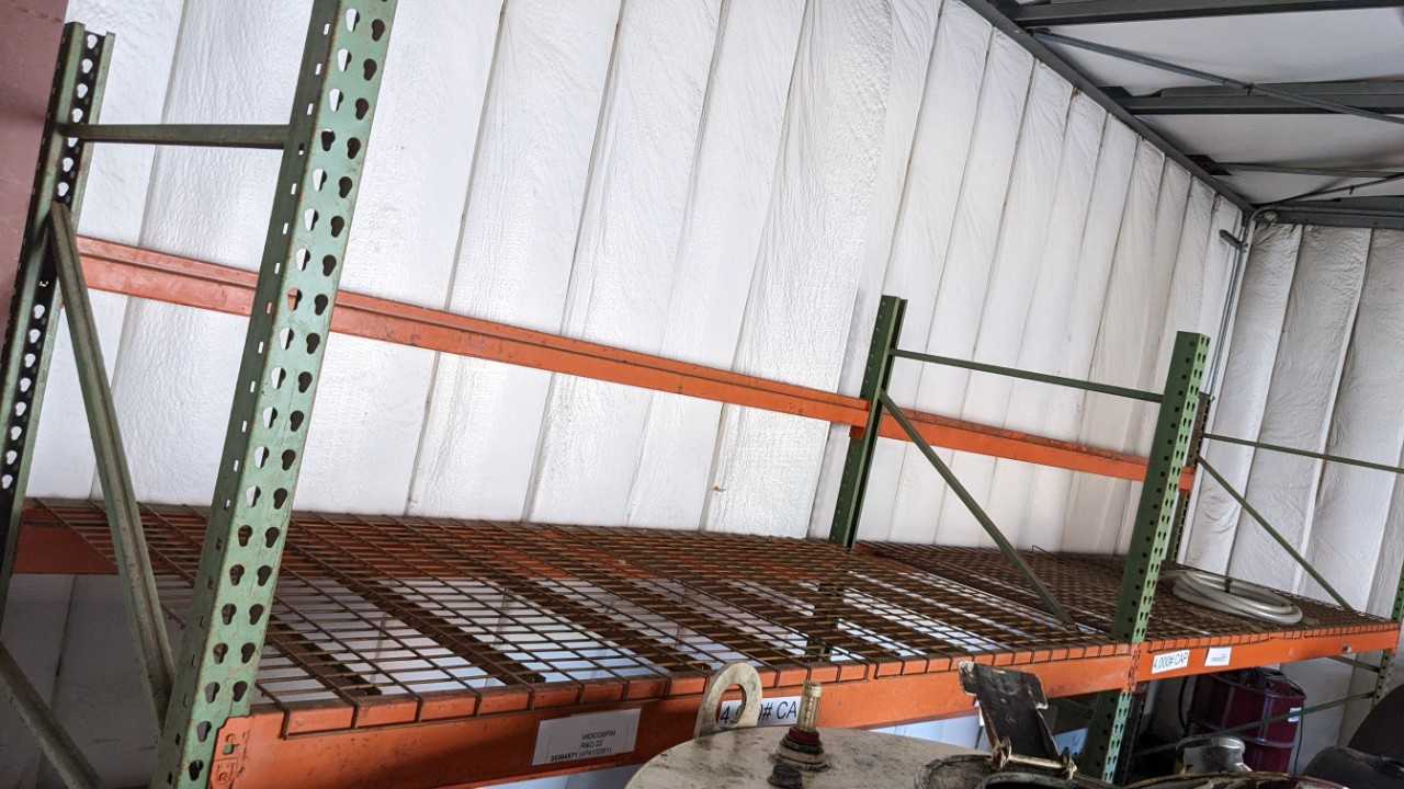 5 sections of pallet racking - PALLET RACKING