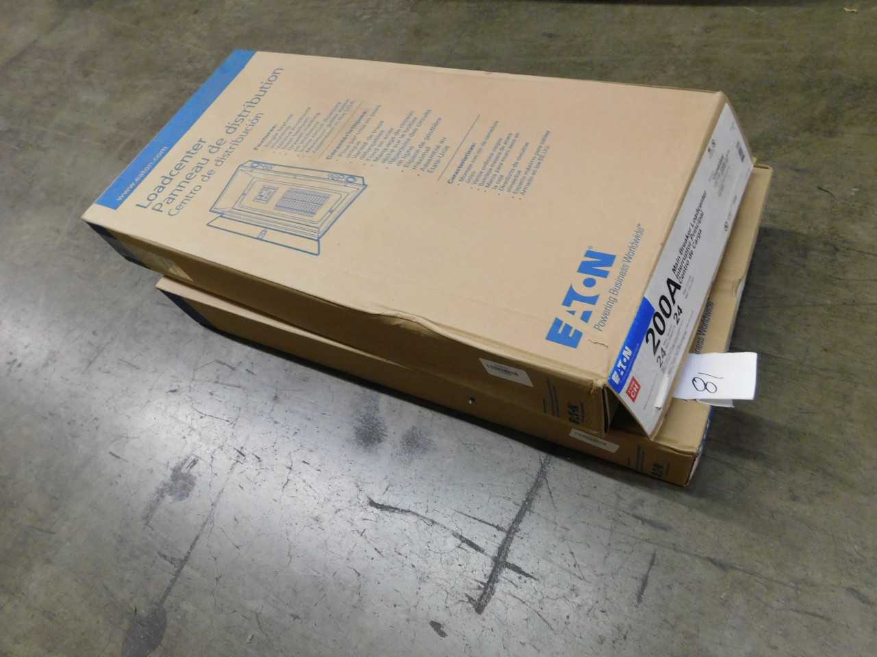 Lot of 2 Main Breaker Loadcenter - CIRCUIT BREAKERS