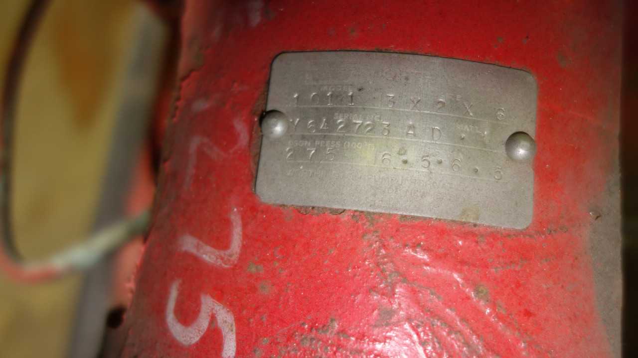 LOT OF 2 WORTHINGTON D1011 3X2X6 PUMP 20HP MOTOR - ELECTRIC MOTORS