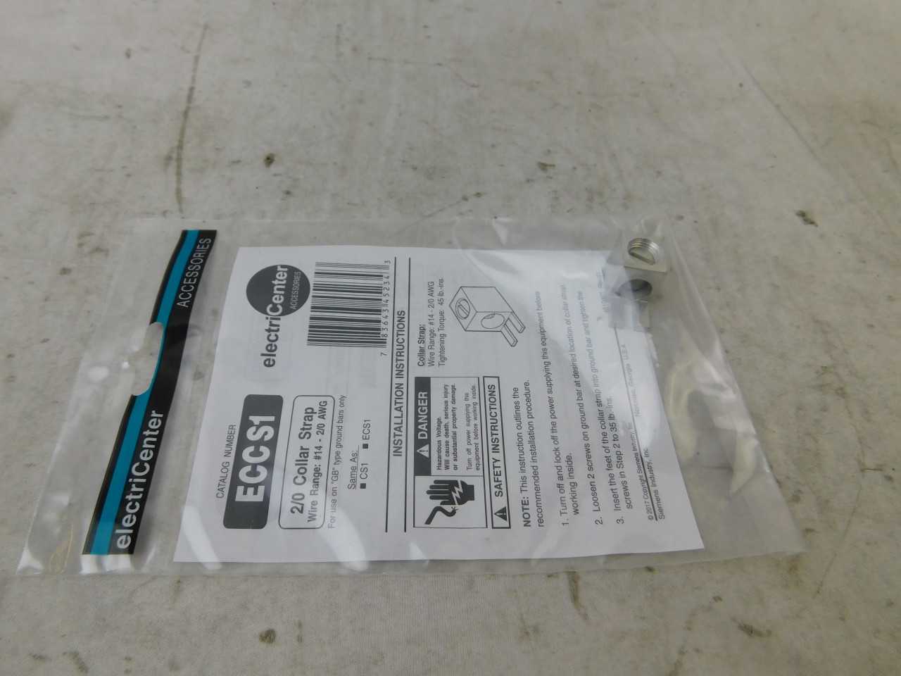 Lot of Qty 77x Siemens ECCS1 Ground Accy Collar Strap - ELECTRIC POWER TOOLS
