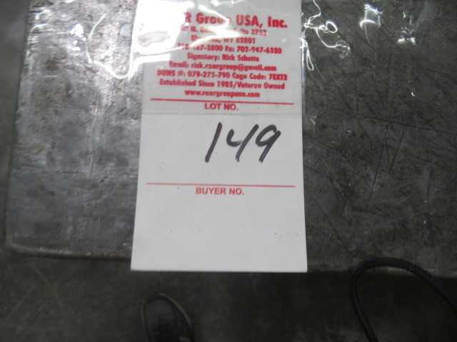 45" X 42" X 1.5" T X 36" H steel table - MISCELLANEOUS