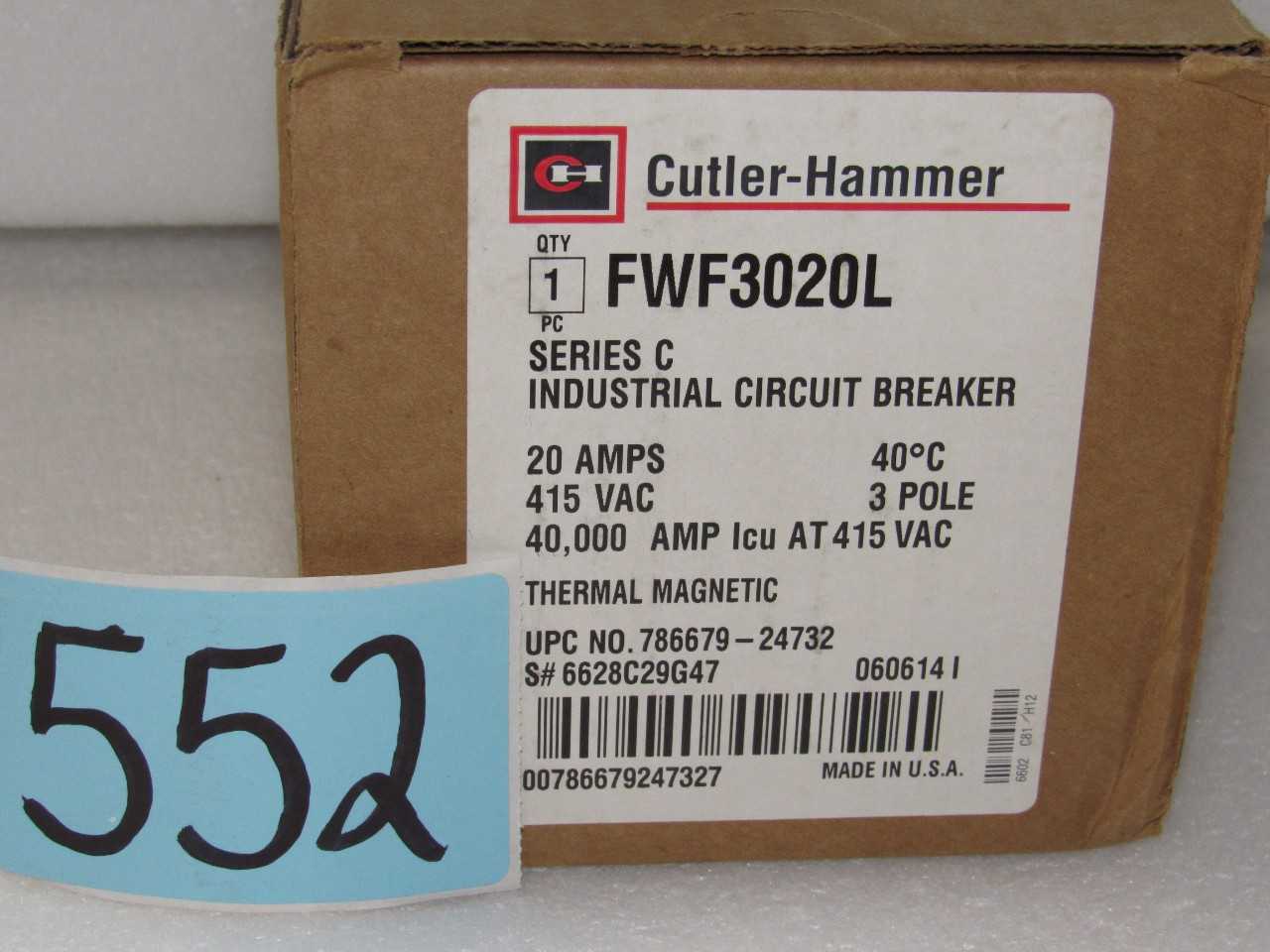 Cutler hammer Circuit breakers - CIRCUIT BREAKERS