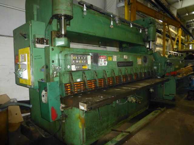 12' (144") x 5/8" Cincinnati Hydraulic Shear - METAL SHEARS