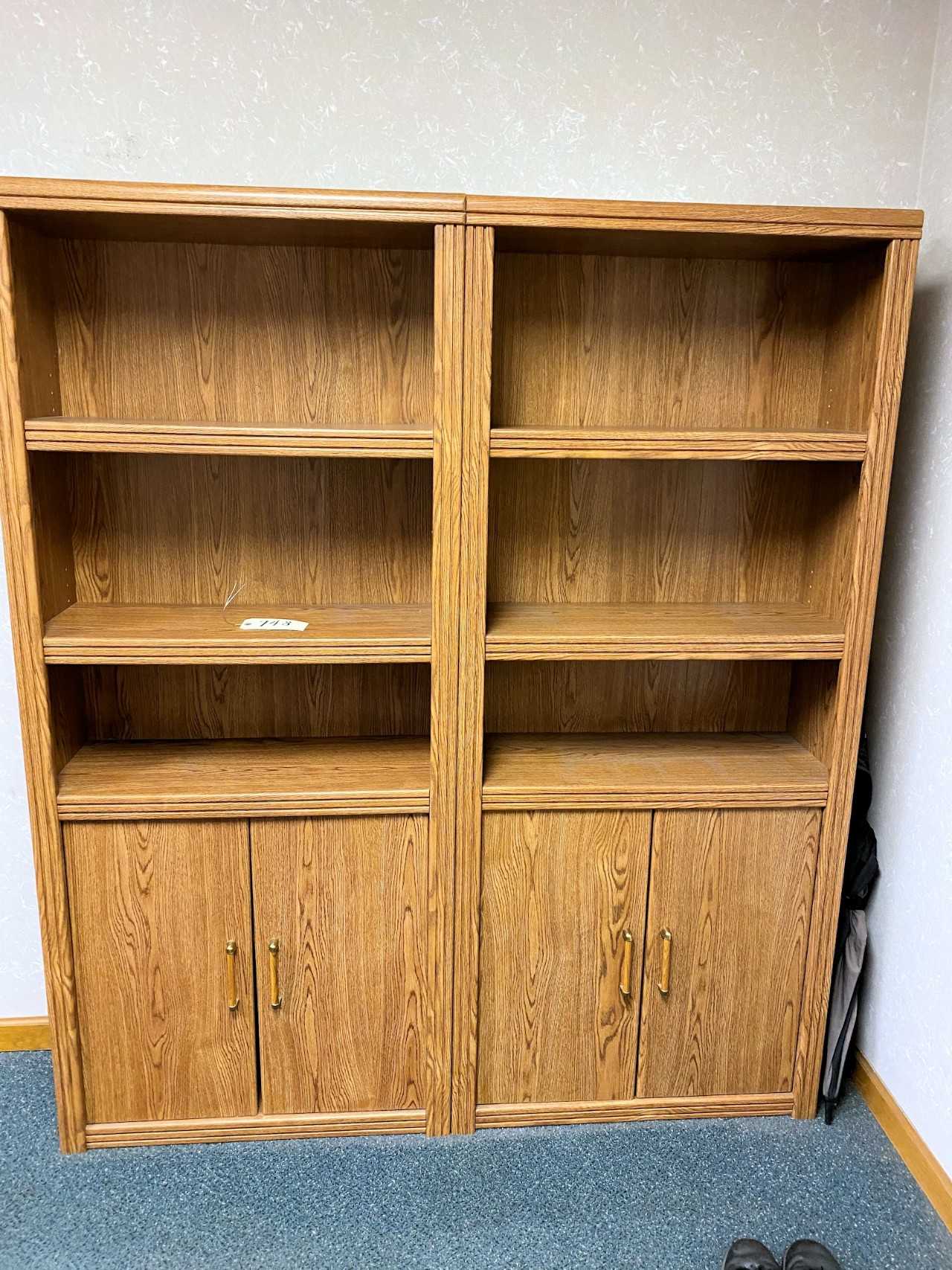 Lot) (2) Bookcases in (1) Room - ELECTRIC POWER TOOLS Lot) (2) Bookcases in (1) Room - ELECTRIC POWER TOOLS