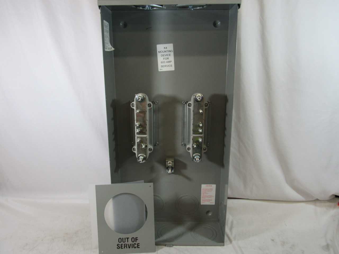 Quantity of 1 New Surplus Eaton CH9507K4 Meter Socket 480A 4 Jaws - INDUSTRIAL PARTS