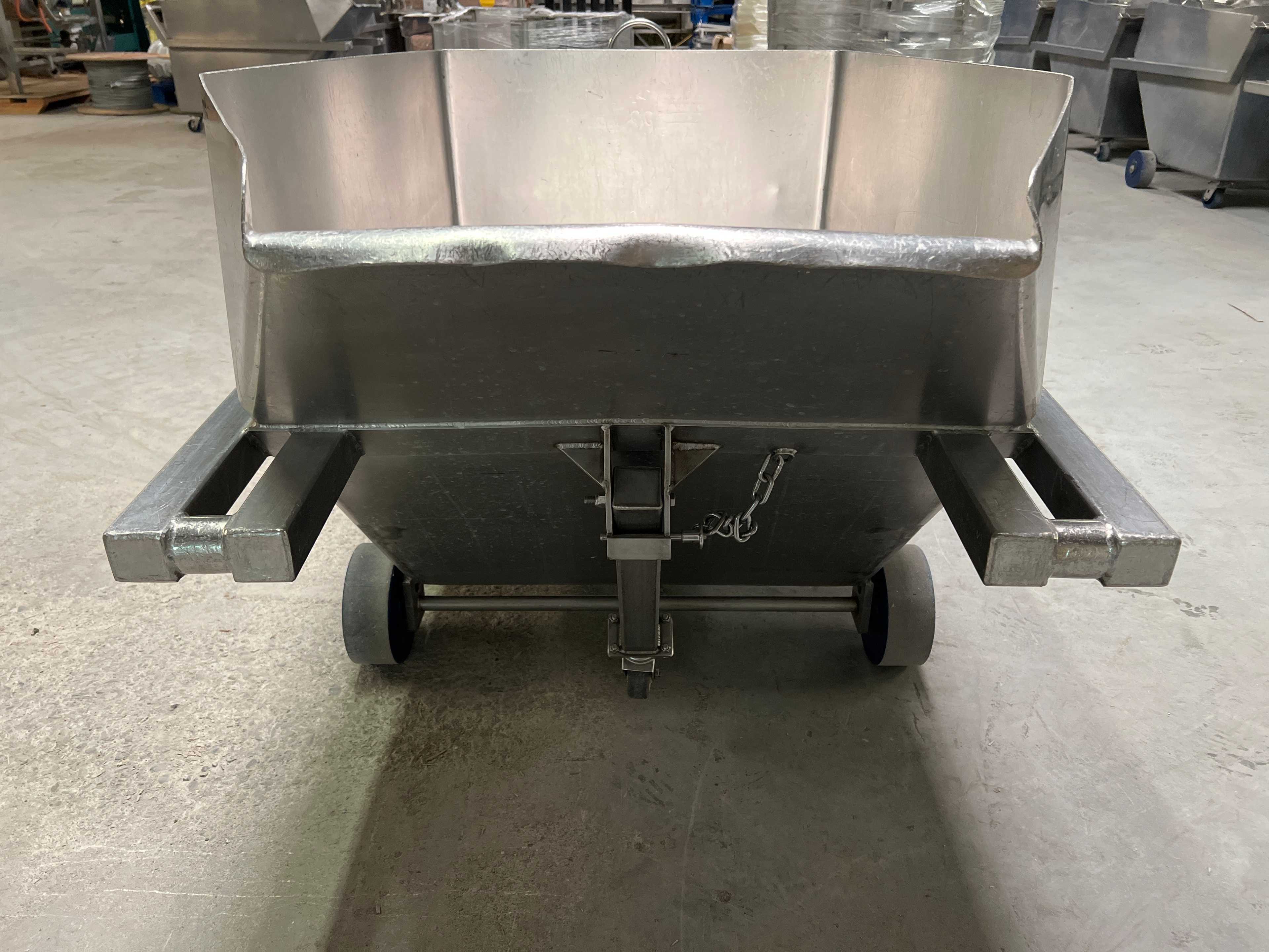 Stainless Steel Dump Cart Hopper