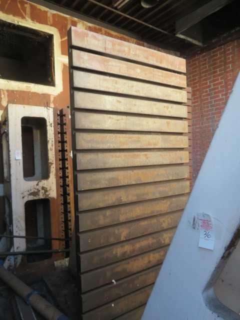 Angle Plate Cast Iron Aerospace Precision 96 In H X 36 In W X 36 in D - MACHINING ACCESSORIES & TOOLING