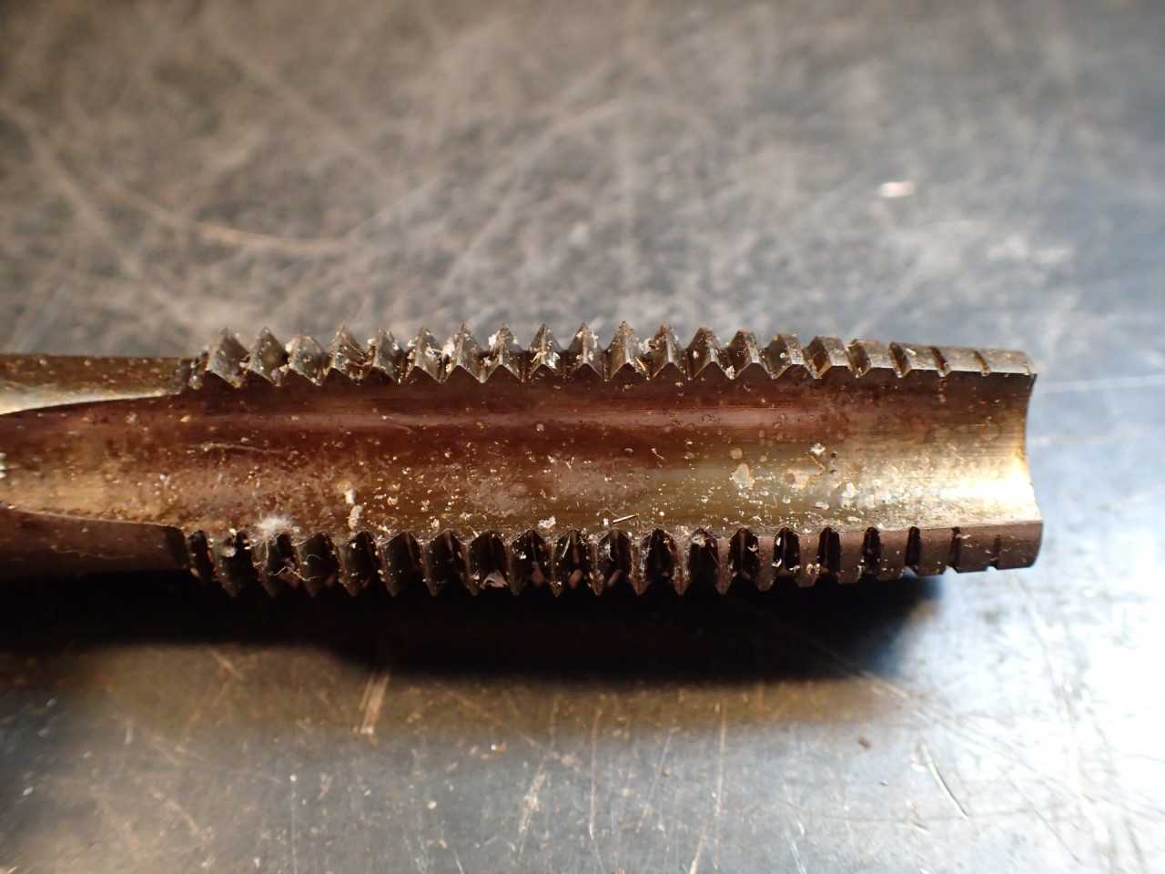 3 Piece Set Cleveland Twist Drill 7/8" -9 NC Hand Thread Taps: Taper Plug Bottom - MILLING TOOLS