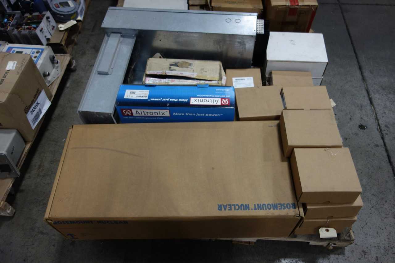 4 PALLETS OF ASSORTED ELECTRICAL - ELECTRICAL COMPONENTS