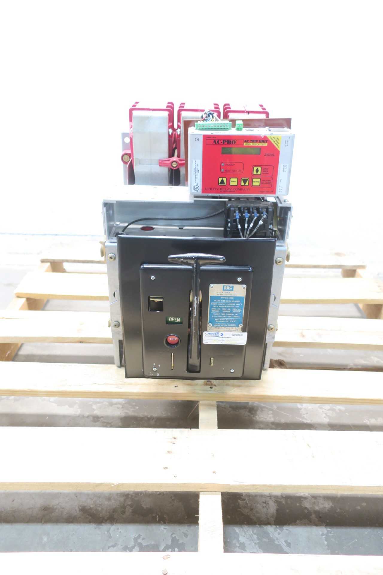 USED BBC K-600S K-LINE 600A AIR BREAKER 240/480/600VAC LOW VOLTAGE SWITCHGEAR - SWITCHGEAR