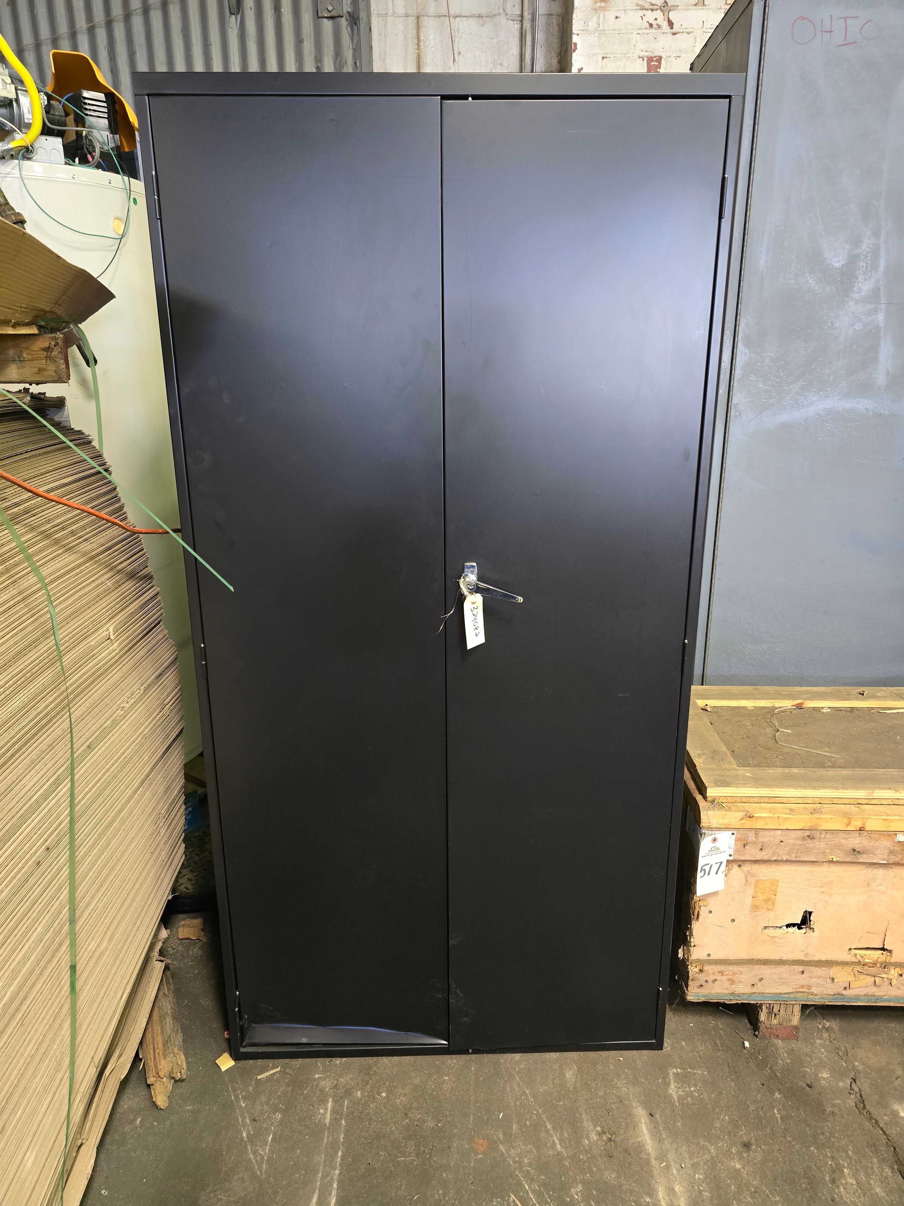 BLACK STORAGE CABINET - TOOL STORAGE BLACK STORAGE CABINET - TOOL STORAGE